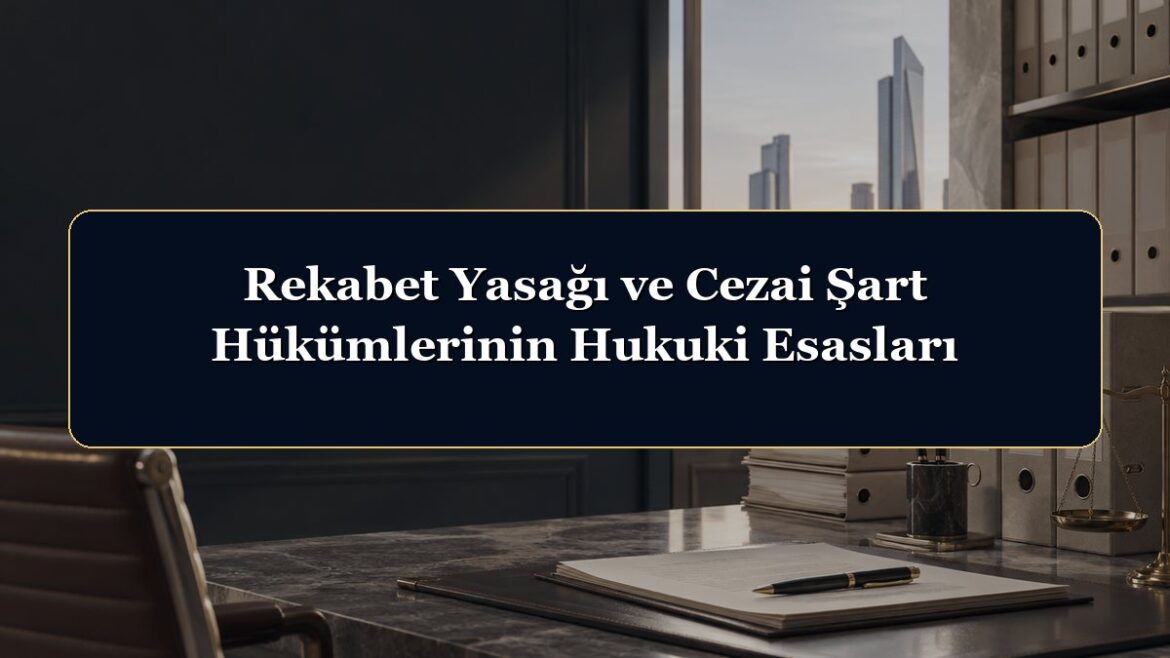 Rekabet Yasağı ve Cezai Şart Hükümlerinin Hukuki Esasları