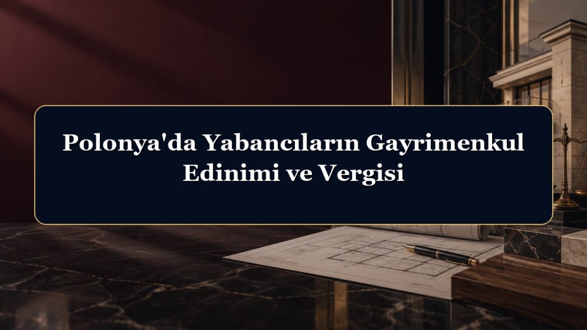 Polonya'da Yabancıların Gayrimenkul Edinimi ve Vergisi