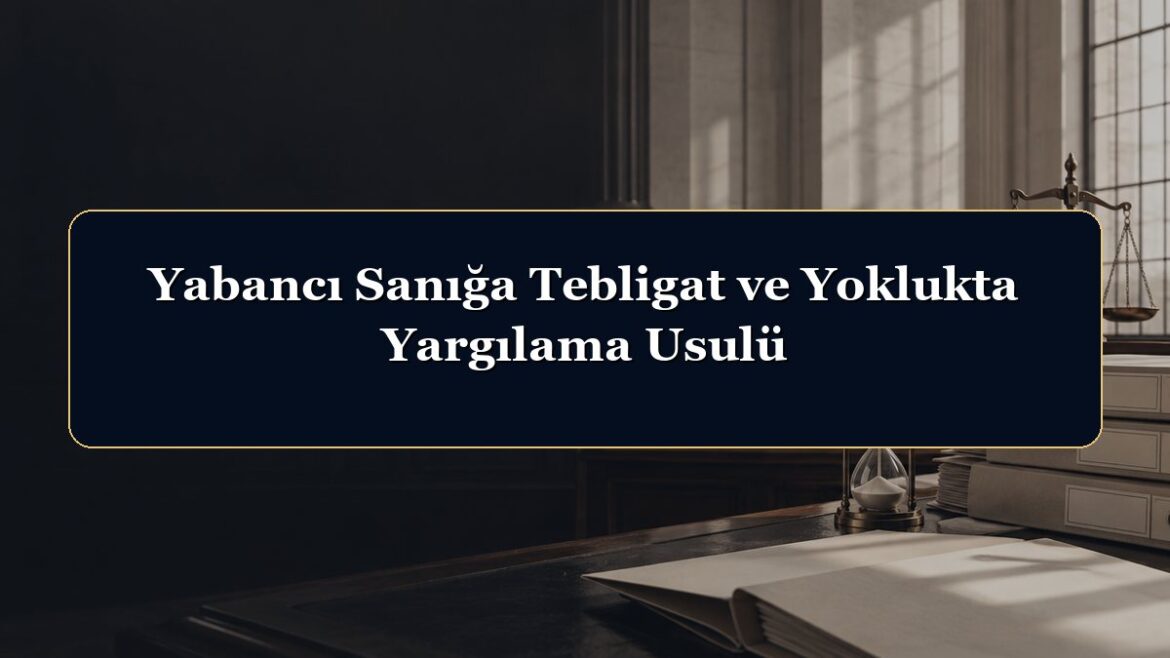 Yabancı Sanığa Tebligat ve Yoklukta Yargılama Usulü