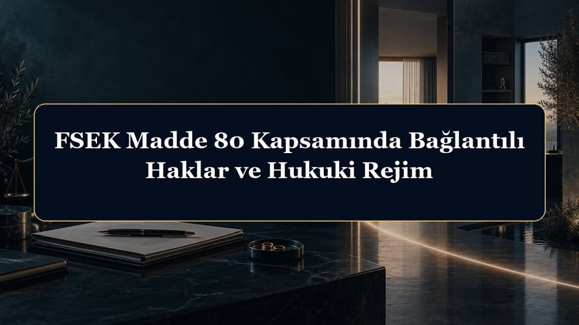 FSEK Madde 80 Kapsamında Bağlantılı Haklar ve Hukuki Rejim