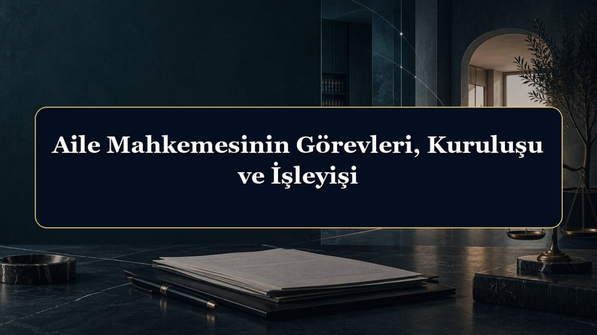 Aile Mahkemesinin Görevleri, Kuruluşu ve İşleyişi