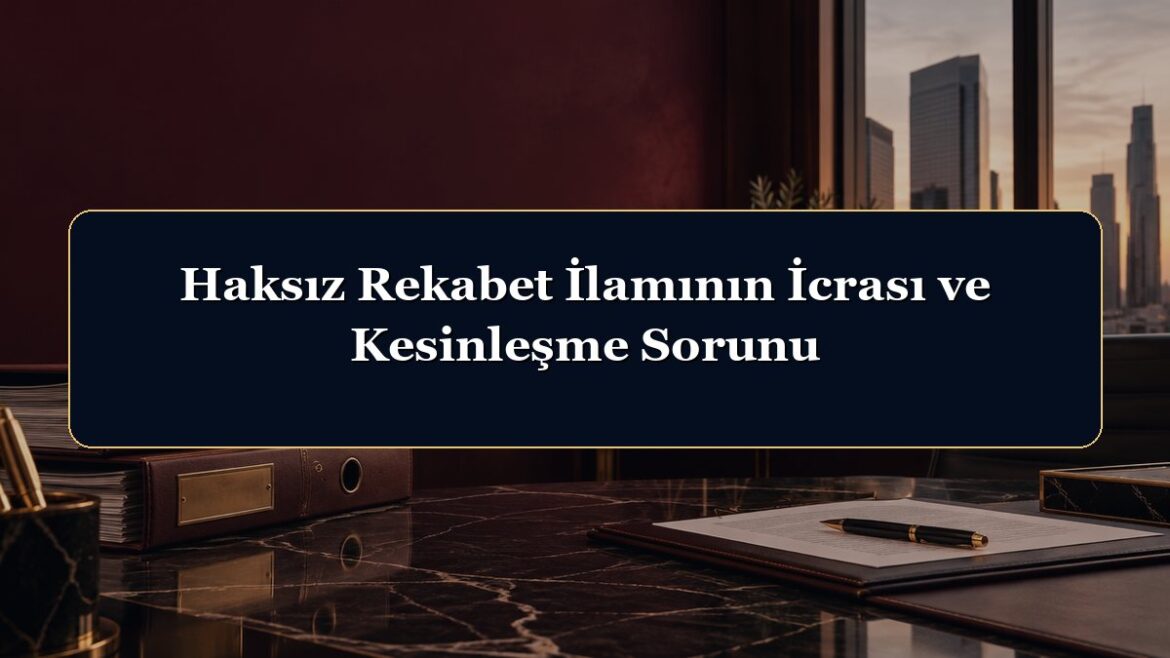 Haksız Rekabet İlamının İcrası ve Kesinleşme Sorunu