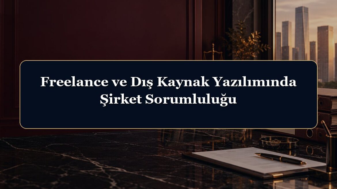 Freelance ve Dış Kaynak Yazılımında Şirket Sorumluluğu