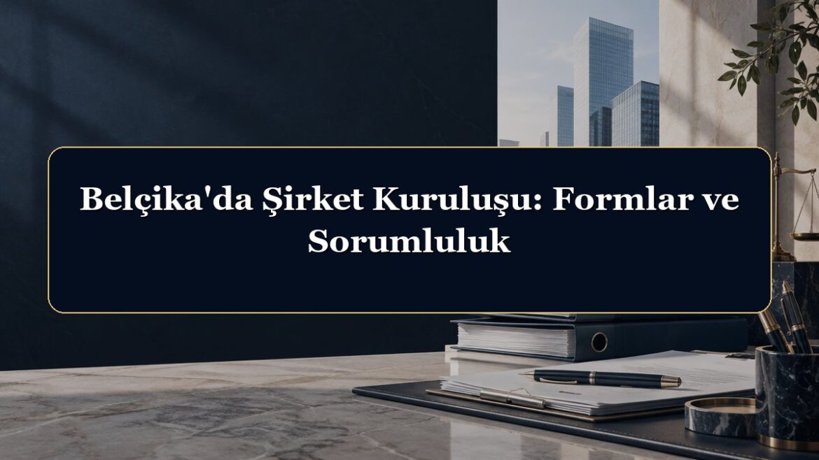 Belçika'da Şirket Kuruluşu: Formlar ve Sorumluluk