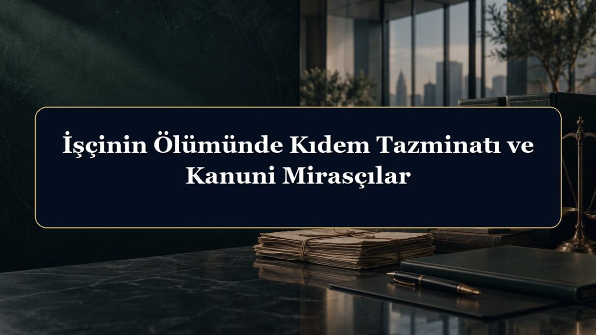 İşçinin Ölümünde Kıdem Tazminatı ve Kanuni Mirasçılar