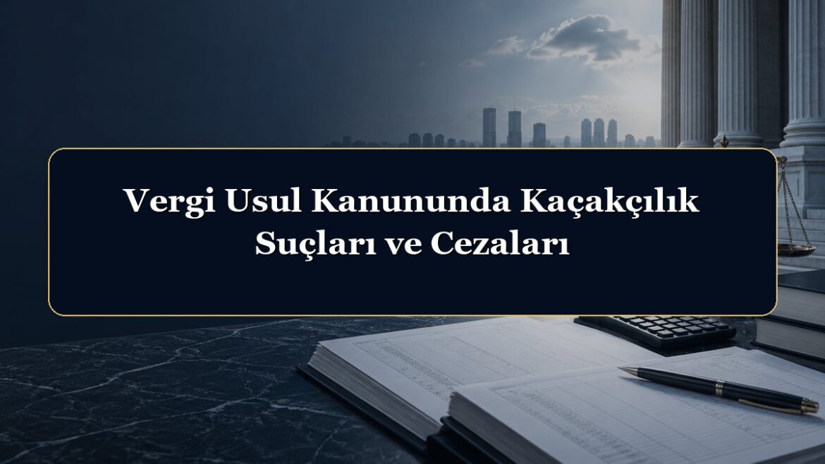 Vergi Usul Kanununda Kaçakçılık Suçları ve Cezaları