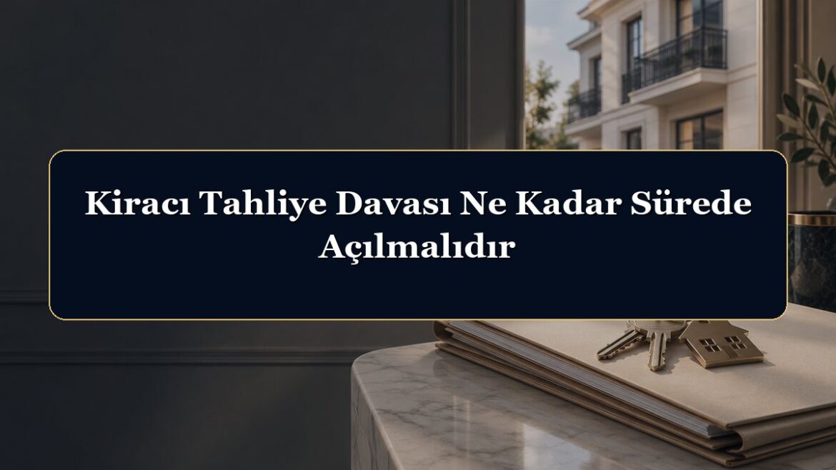 Kiracı Tahliye Davası Ne Kadar Sürede Açılmalıdır