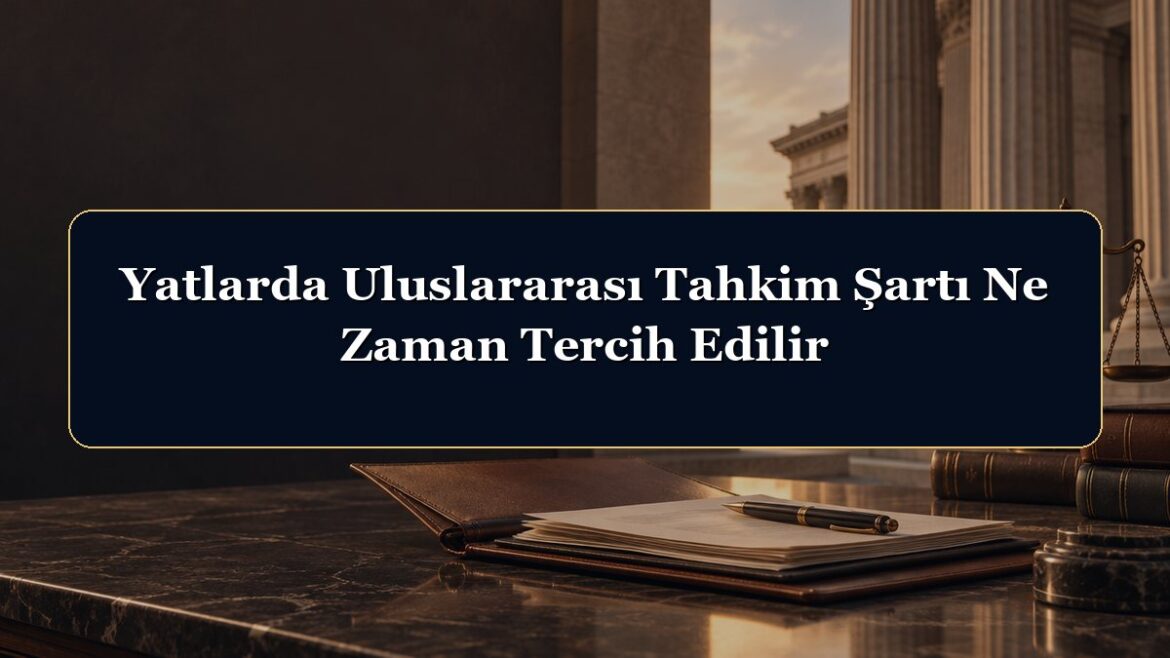 Yatlarda Uluslararası Tahkim Şartı Ne Zaman Tercih Edilir