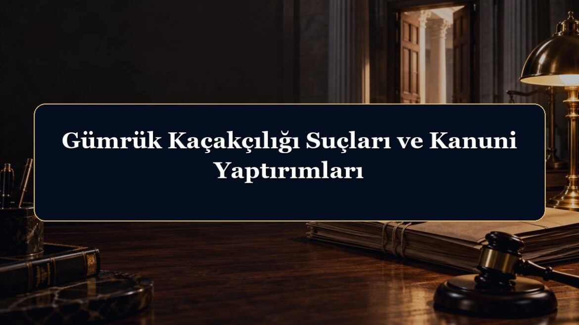 Gümrük Kaçakçılığı Suçları ve Kanuni Yaptırımları