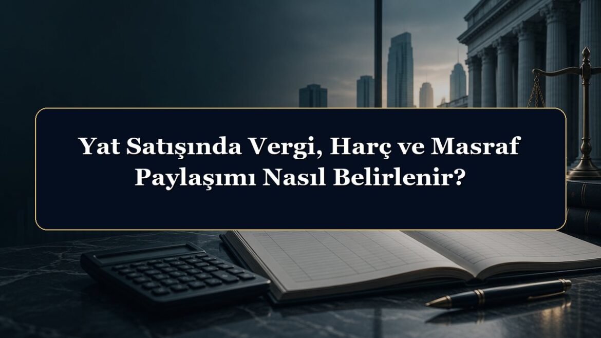 Yat Satışında Vergi, Harç ve Masraf Paylaşımı Nasıl Belirlenir?