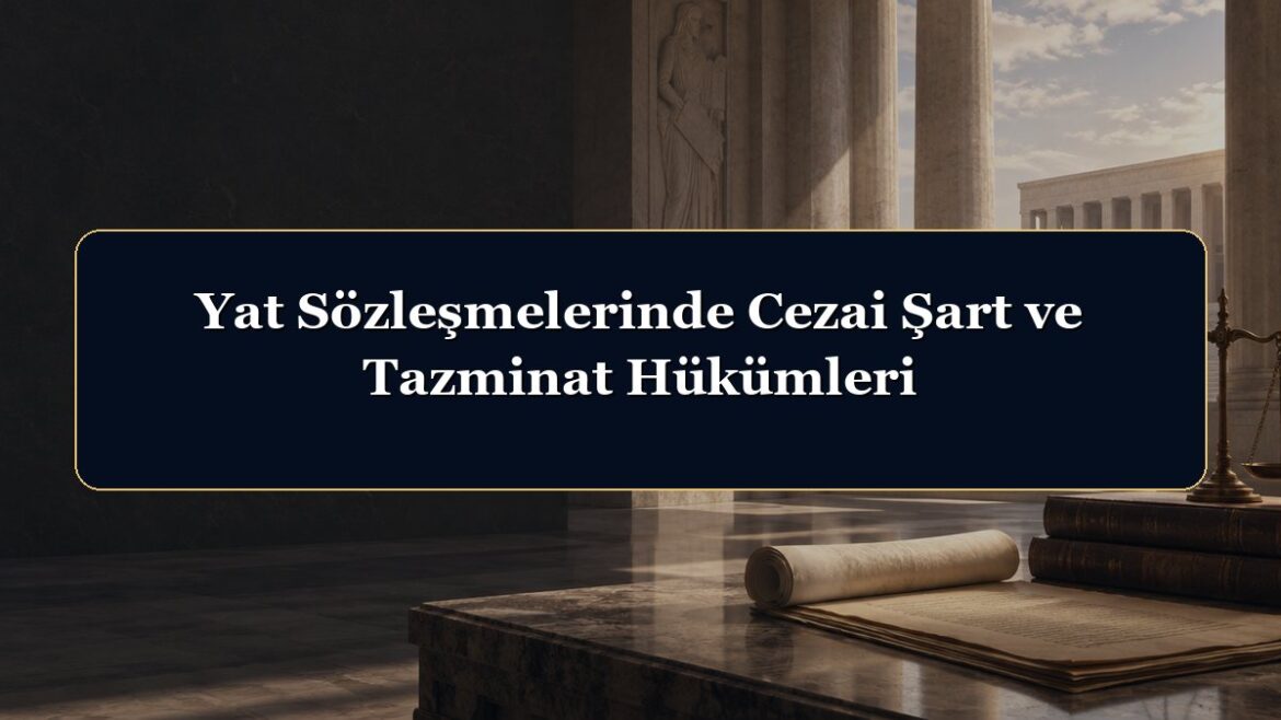 Yat Sözleşmelerinde Cezai Şart ve Tazminat Hükümleri