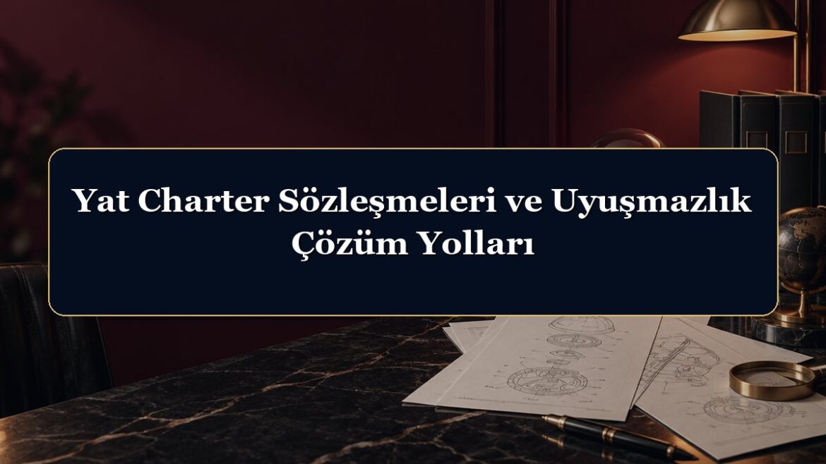 Yat Charter Sözleşmeleri ve Uyuşmazlık Çözüm Yolları