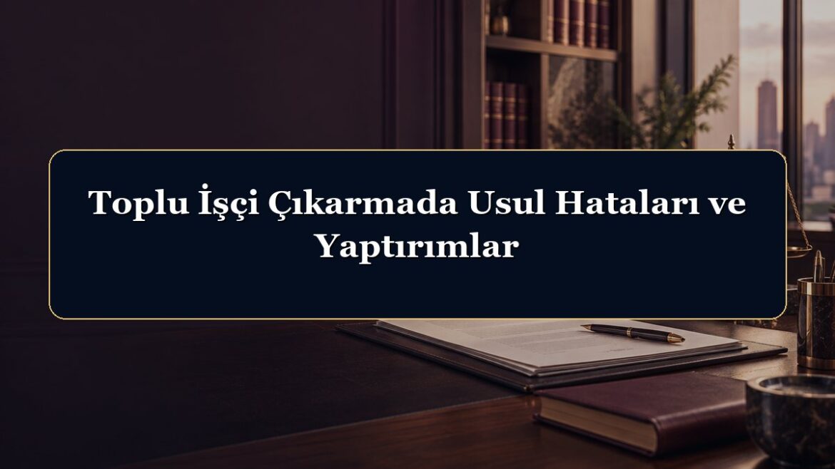 Toplu İşçi Çıkarmada Usul Hataları ve Yaptırımlar