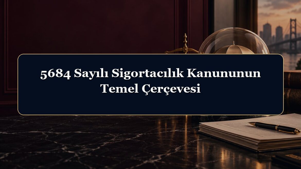 5684 Sayılı Sigortacılık Kanununun Temel Çerçevesi