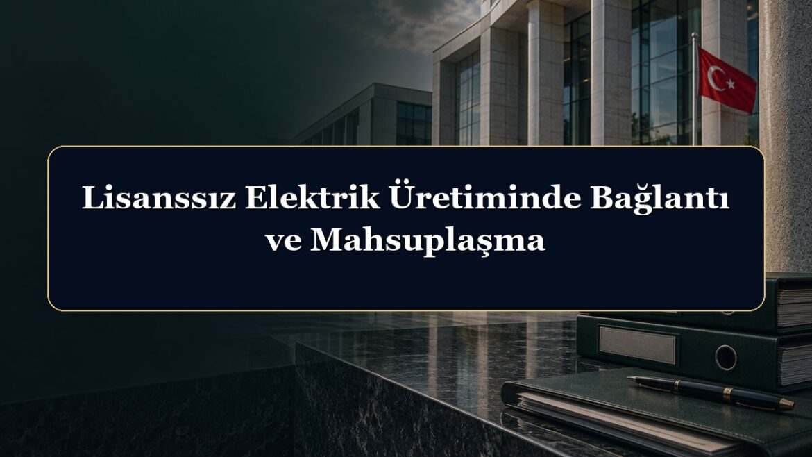 Lisanssız Elektrik Üretiminde Bağlantı ve Mahsuplaşma