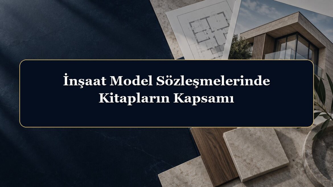 İnşaat Model Sözleşmelerinde Kitapların Kapsamı