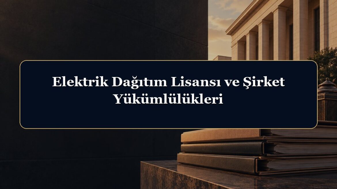 Elektrik Dağıtım Lisansı ve Şirket Yükümlülükleri
