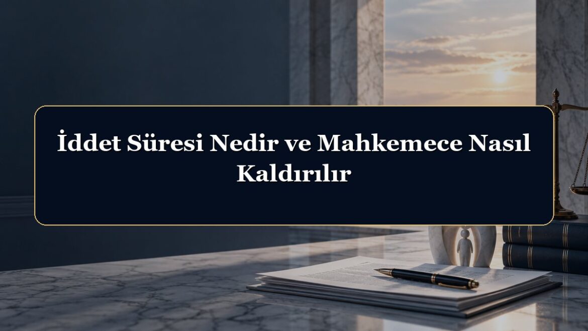İddet Süresi Nedir ve Mahkemece Nasıl Kaldırılır