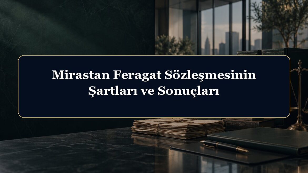 Mirastan Feragat Sözleşmesinin Şartları ve Sonuçları