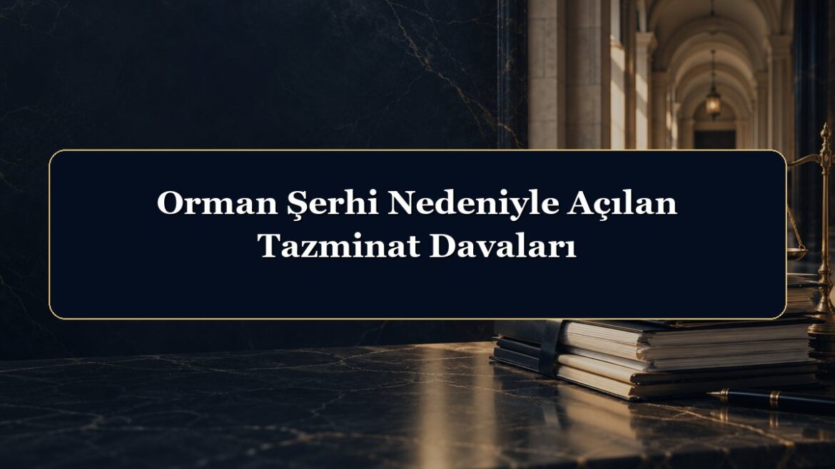 Orman Şerhi Nedeniyle Açılan Tazminat Davaları