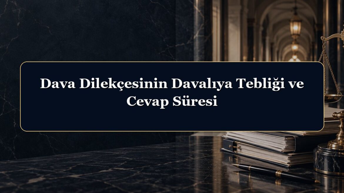 Dava Dilekçesinin Davalıya Tebliği ve Cevap Süresi