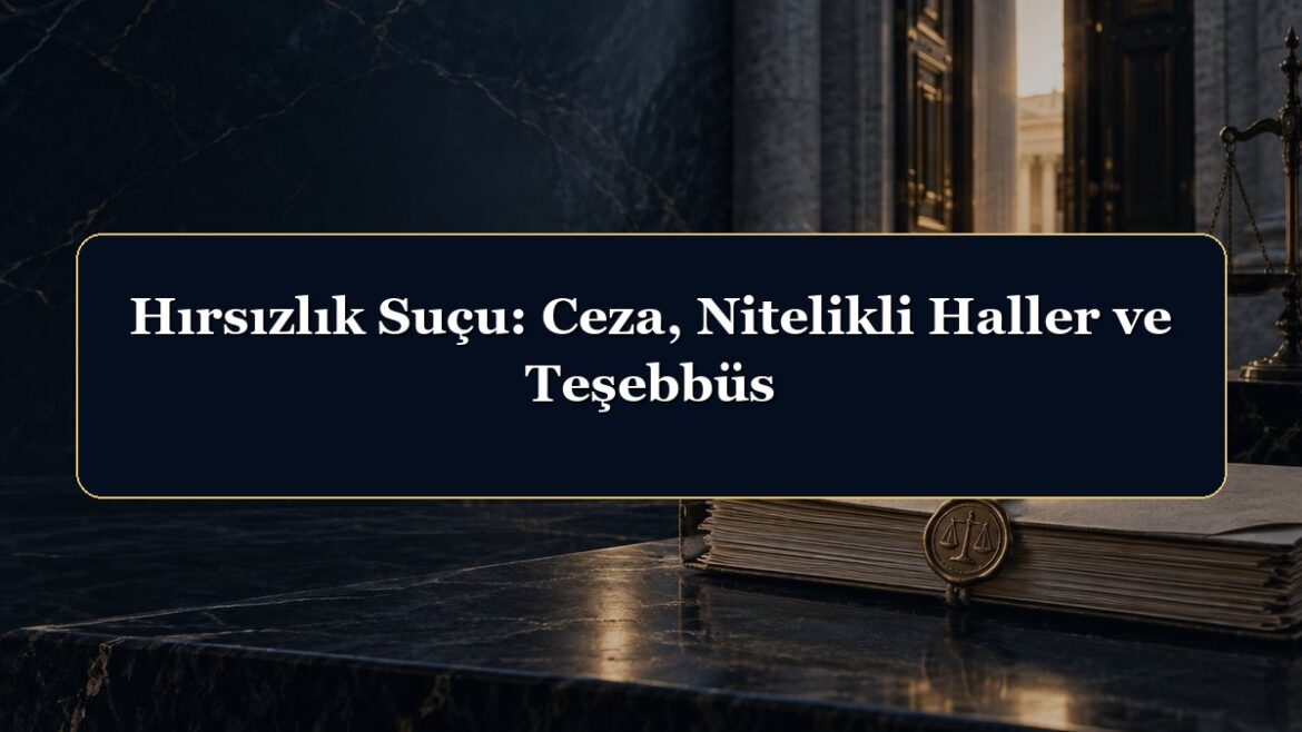 Hırsızlık Suçu: Ceza, Nitelikli Haller ve Teşebbüs