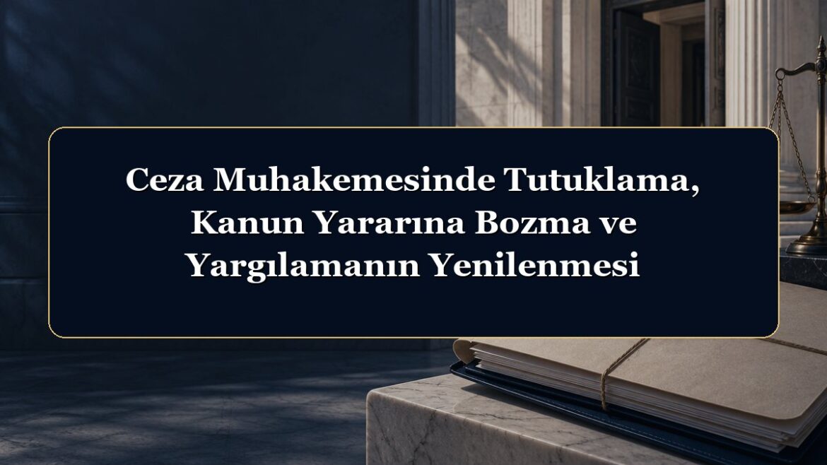Ceza Muhakemesinde Tutuklama, Kanun Yararına Bozma ve Yargılamanın Yenilenmesi
