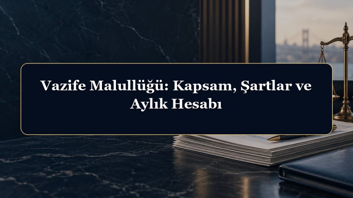 Vazife Malullüğü: Kapsam, Şartlar ve Aylık Hesabı