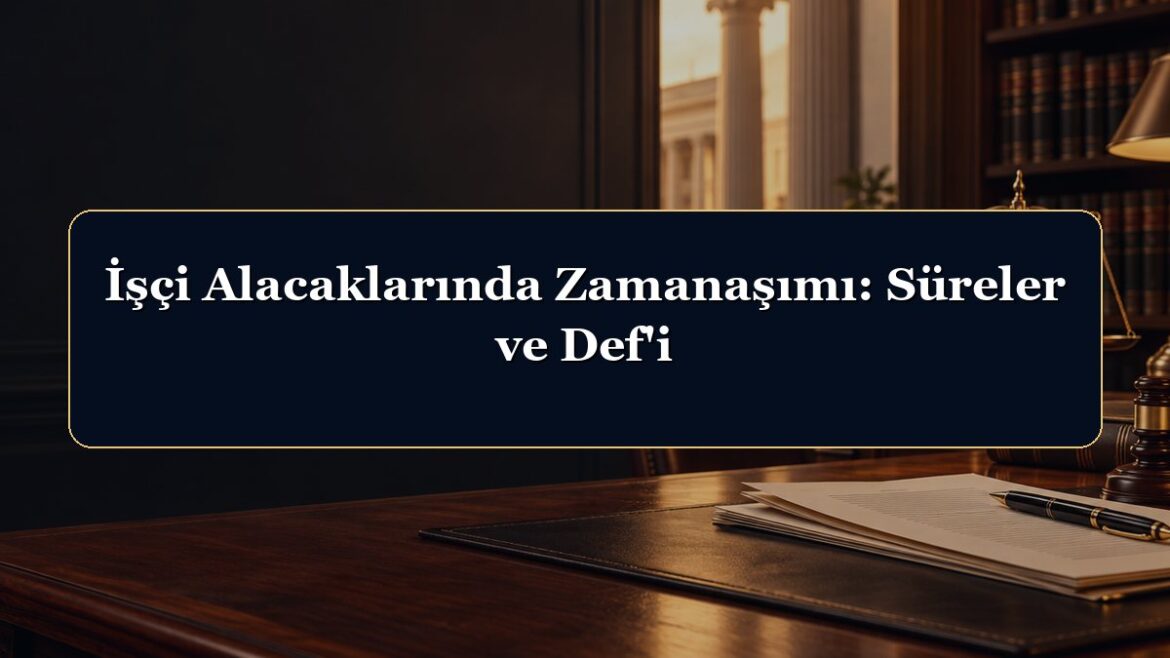 İşçi Alacaklarında Zamanaşımı: Süreler ve Def'i