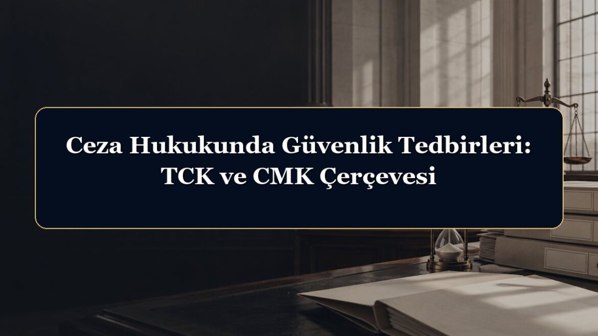 Ceza Hukukunda Güvenlik Tedbirleri: TCK ve CMK Çerçevesi