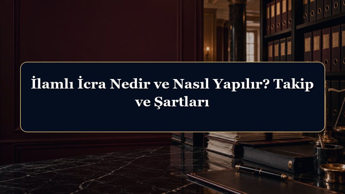 İlamlı İcra Nedir ve Nasıl Yapılır? Takip ve Şartları