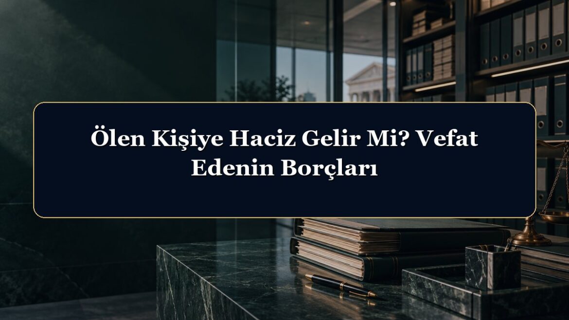 Ölen Kişiye Haciz Gelir Mi? Vefat Edenin Borçları