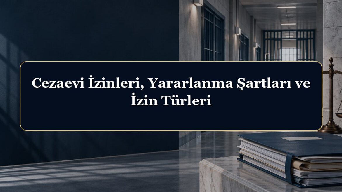Cezaevi İzinleri, Yararlanma Şartları ve İzin Türleri