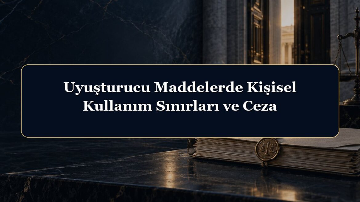 Uyuşturucu Maddelerde Kişisel Kullanım Sınırları ve Ceza