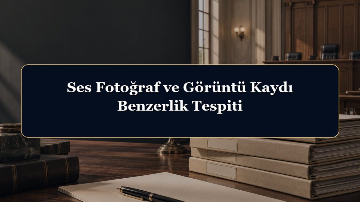 Ses Fotoğraf ve Görüntü Kaydı Benzerlik Tespiti