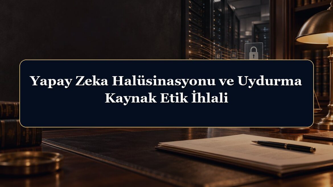 Yapay Zeka Halüsinasyonu ve Uydurma Kaynak Etik İhlali