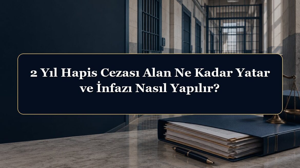 2 Yıl Hapis Cezası Alan Ne Kadar Yatar ve İnfazı Nasıl Yapılır?