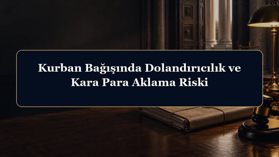 Kurban Bağışında Dolandırıcılık ve Kara Para Aklama Riski