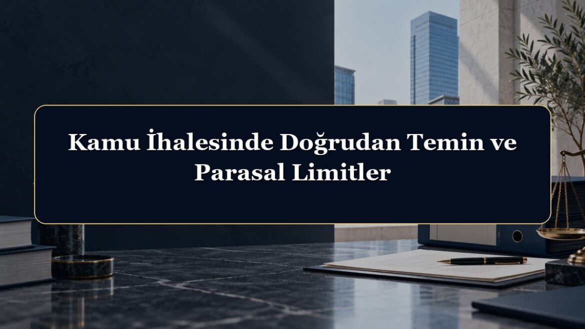 Kamu İhalesinde Doğrudan Temin ve Parasal Limitler