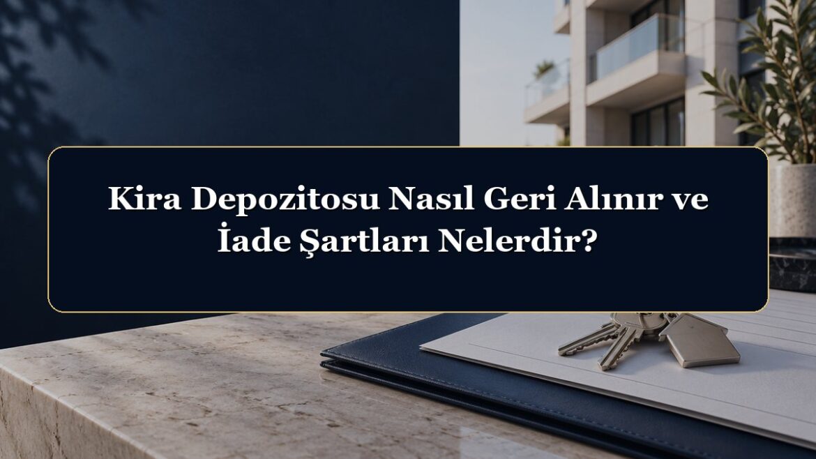Kira Depozitosu Nasıl Geri Alınır ve İade Şartları Nelerdir?