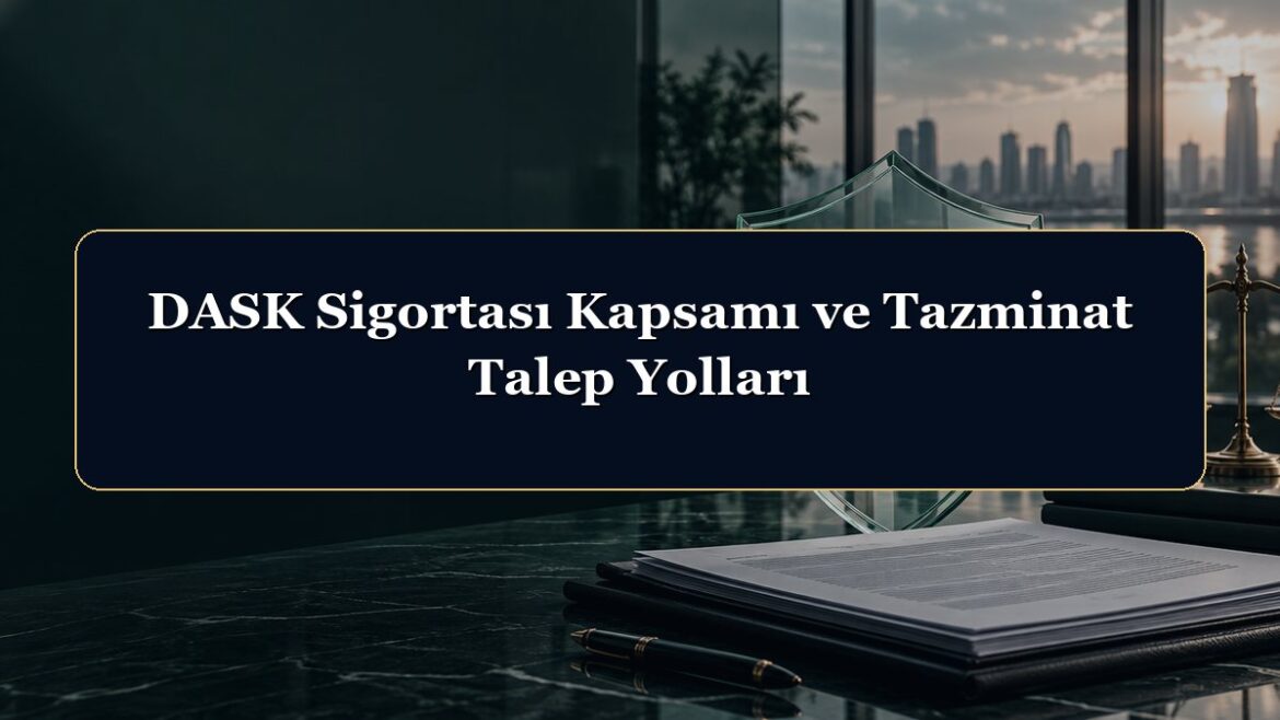 DASK Sigortası Kapsamı ve Tazminat Talep Yolları