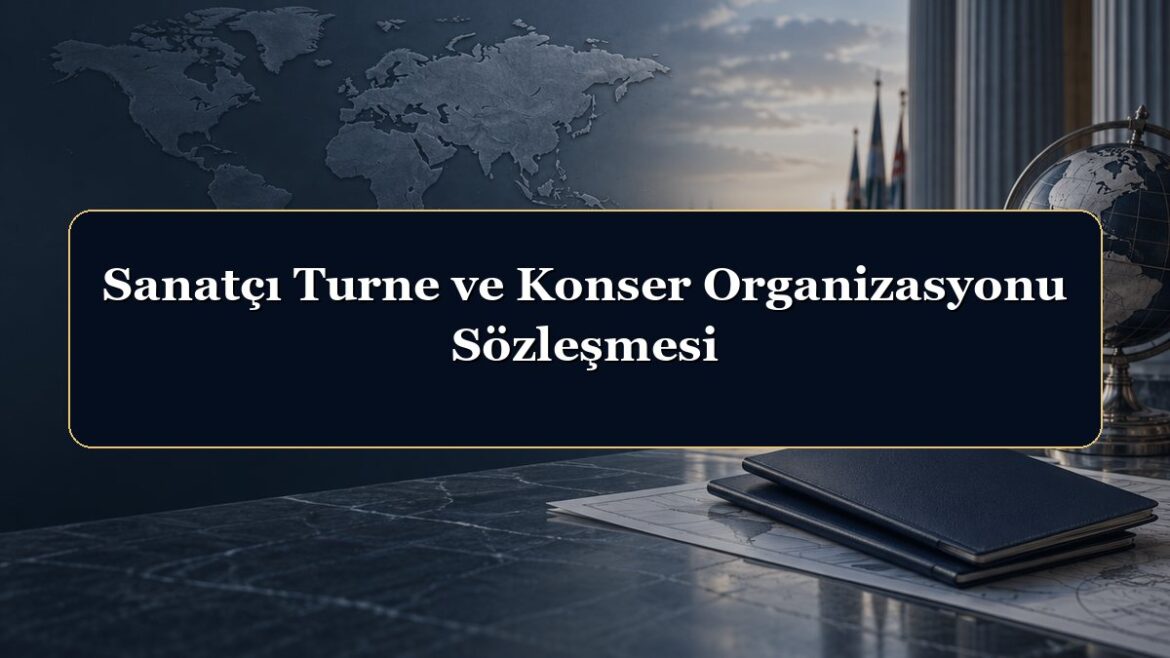 Sanatçı Turne ve Konser Organizasyonu Sözleşmesi