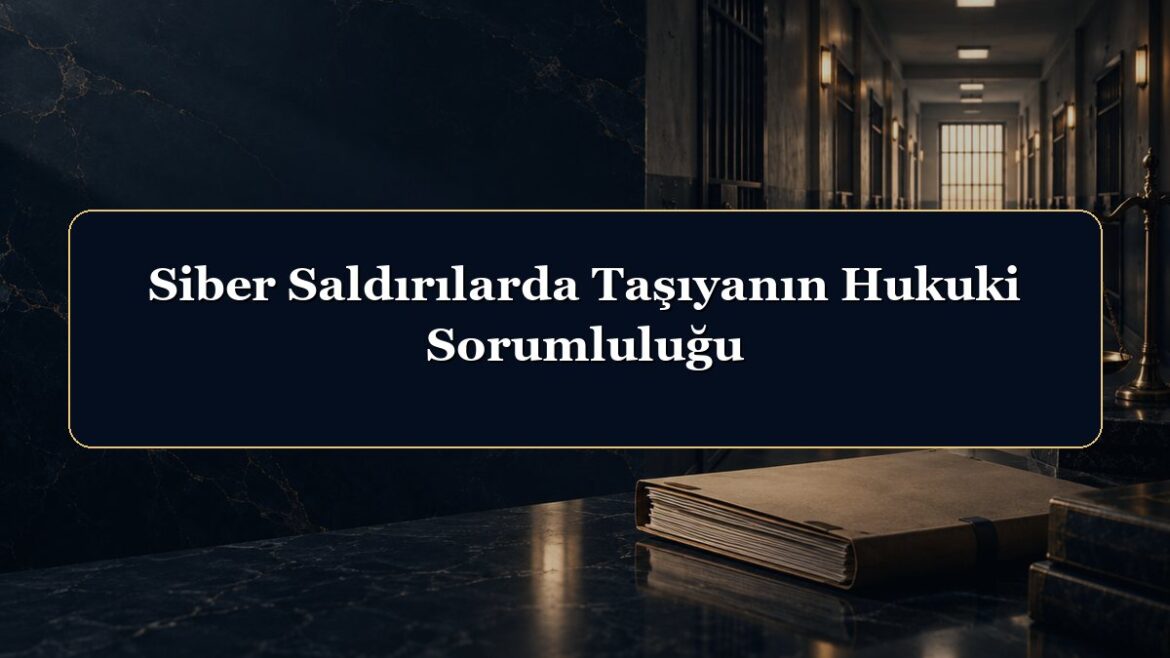 Siber Saldırılarda Taşıyanın Hukuki Sorumluluğu