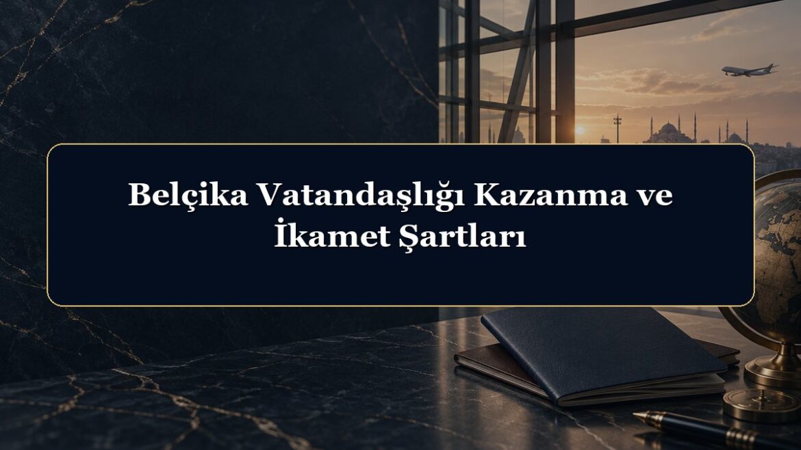 Belçika Vatandaşlığı Kazanma ve İkamet Şartları