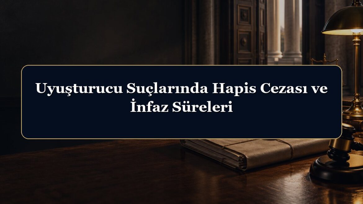 Uyuşturucu Suçlarında Hapis Cezası ve İnfaz Süreleri