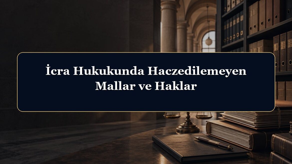 İcra Hukukunda Haczedilemeyen Mallar ve Haklar