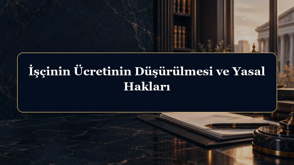 İşçinin Ücretinin Düşürülmesi ve Yasal Hakları
