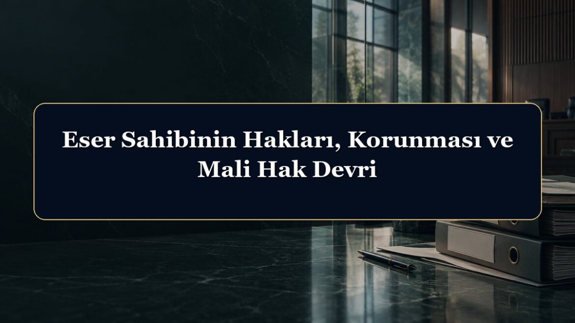Eser Sahibinin Hakları, Korunması ve Mali Hak Devri