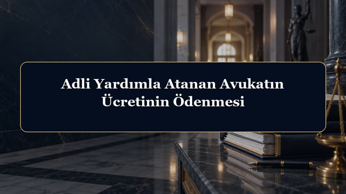 Adli Yardımla Atanan Avukatın Ücretinin Ödenmesi