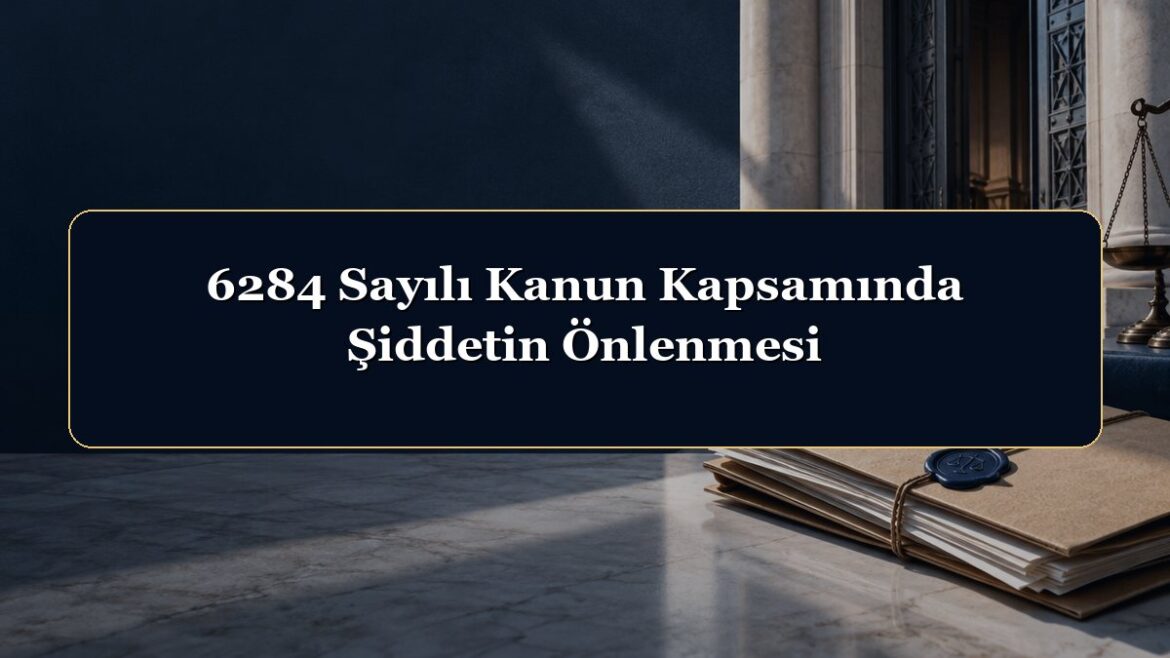 6284 Sayılı Kanun Kapsamında Şiddetin Önlenmesi